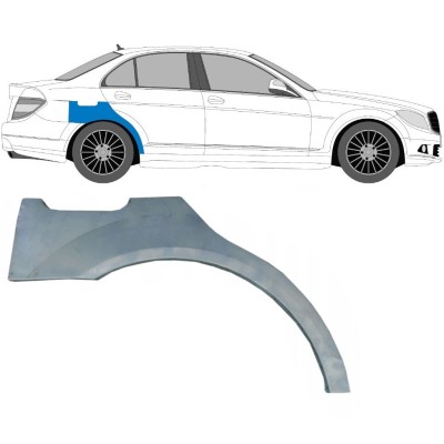 Lem zadního blatníku na Mercedes C-Class W204 2007-2014 / Pravá 5357