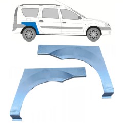Lem zadního blatníku na Dacia Logan 2004-2009 / Levá+Pravá / Sada 11521