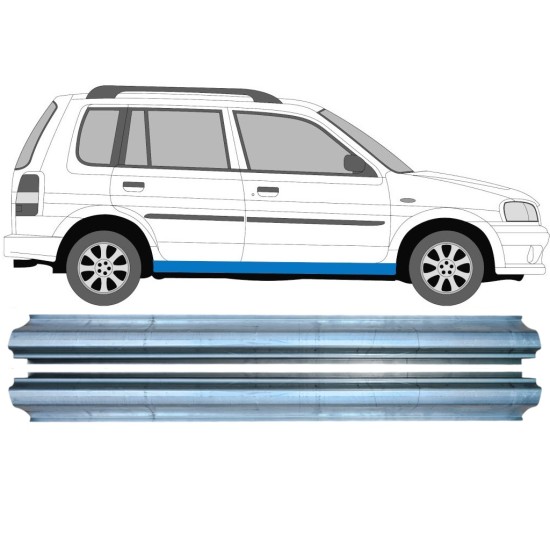 Opravný plech prahu na Mazda Demio 1996-2001 / Levá+Pravá / Sada 16288