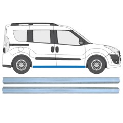 Opravný plech prahu na Fiat Doblo 2010-2022 / Levá+Pravá / Sada 15361