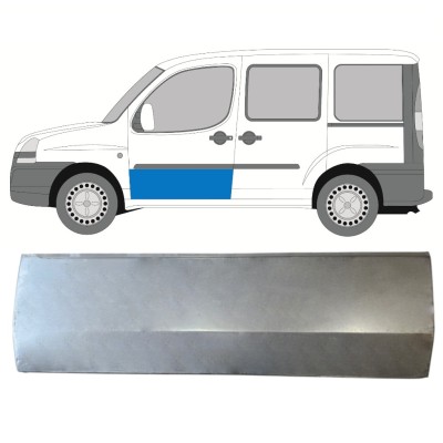 Opravný plech předních dveří na Fiat Doblo 2001-2010 / Levá 14619