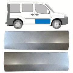 Opravný plech předních dveří na Fiat Doblo 2001-2010 / Levá+Pravá / Sada 14620