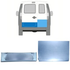 Opravný plech zadních dveří na Fiat Doblo 2001-2010 / Levá+Pravá / Sada 11807