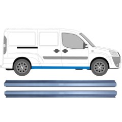 Opravný plech prahu na Fiat Doblo 2001-2010 / Levá+Pravá / Sada 11347