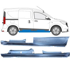 Kompletní práh na Dacia Dokker 2012- / Levá+Pravá / Sada 10148