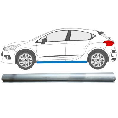 Opravný plech spodní části prahu na Citroen DS4 2011-2015 / Levá 15015