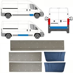 Opravný plech dveří na Citroen Jumper 2006-2025 / Levá+Pravá / Sada 14509