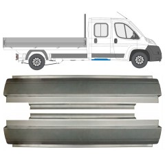 Opravný plech zadního prahu na Citroen Jumper 2006-2025 / Levá+Pravá / Sada 15373