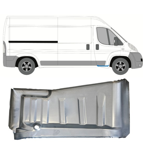 Nástupní práh dveří na Fiat Ducato 2006-2014 / Pravá 15052 Nástupní práh dveří na Fiat Ducato 2006-2014 / Pravá 15052