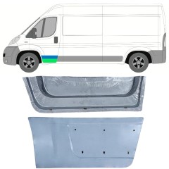 Opravný plech předních dveří vnitřní + vnější na Citroen Jumper 2006-2025 / Levá / Sada 15403