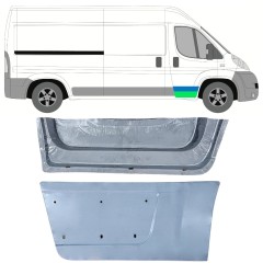 Opravný plech předních dveří vnitřní + vnější na Fiat Ducato 2006-2025 / Pravá / Sada 12004