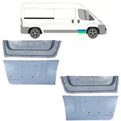 Opravný plech předních dveří vnitřní + vnější na Peugeot Boxer 2006-2025 / Sada 14329