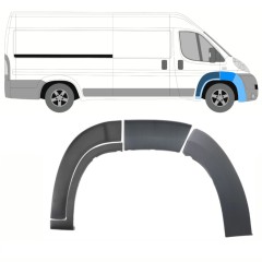Sada lišt předního blatníku na Peugeot Boxer 2006-2014 / Pravá / 14394