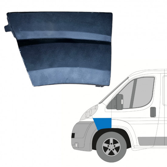 Opravný plech předního blatníku na Fiat Ducato 2006-2014 / Levá 12885