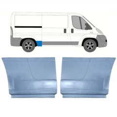 Lem zadního blatníku na Citroen Jumper 2006-2026 / Levá+Pravá / Sada 14132