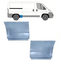 Lem zadního blatníku na Fiat Ducato 2006-2014 / Levá+Pravá / Sada 15113 Lem zadního blatníku na Fiat Ducato 2006-2014 / Levá+Pravá / Sada 15113