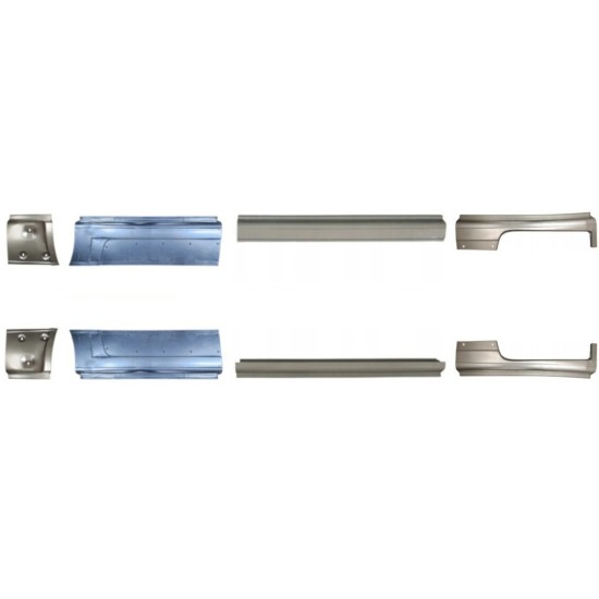 Opravný plech prahu na Fiat Ducato 2006-2026 / Levá+Pravá / Sada 10887