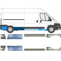 Opravný plech prahu na Fiat Ducato 2006-2026 / Levá+Pravá / Sada 10887