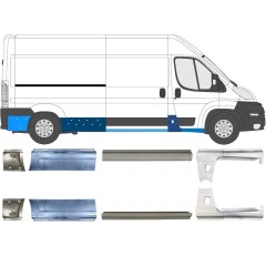 Opravný plech prahu na Citroen Jumper 2006-2026 / Levá+Pravá / Sada 14163