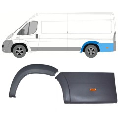 Boční lišta zadního blatníku pro světlo na Peugeot Boxer 2006-2014 / Levá / Sada 14469