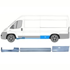 Opravný plech sada na Fiat Ducato 2006-2025 / Levá / 12423
