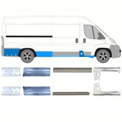 Opravný plech prahu na Citroen Jumper 2006-2026 / Levá+Pravá / Sada 14165