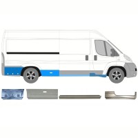 Opravný plech sada na Fiat Ducato 2006-2026 / Pravá / 16789