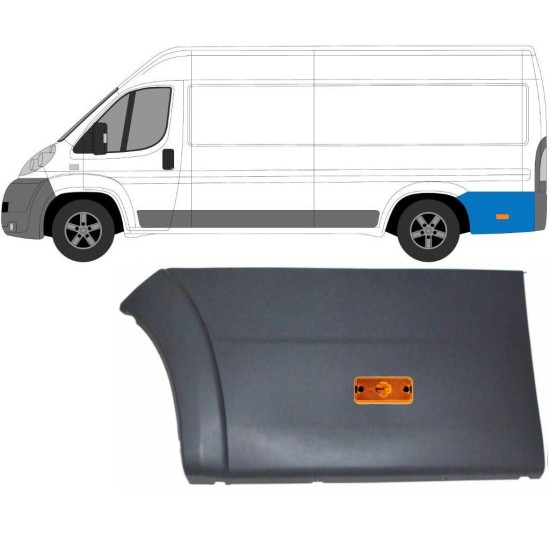Zadní boční lišta pro světlo na Fiat Ducato 2006-2018 / Levá / Sada 10681