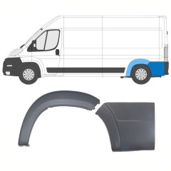 Sada bočních lišt zadního podběhu na Peugeot Boxer 2006-2018 / Levá / 14426
