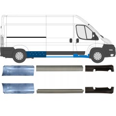 Opravný plech prahu na Fiat Ducato 2006-2026 / Levá+Pravá / Sada 9701