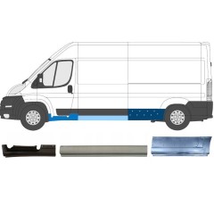 Opravný plech sada na Fiat Ducato 2006-2026 / Levá / 16176