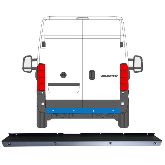 Zadní nárazník PDC na Fiat Ducato 2006-2018 16925