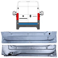 Opravný plech zadních dveří na Fiat Ducato 2006-2025 / Levá+Pravá / Sada 11673