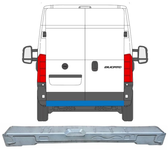 Zadní výztuha na Fiat Ducato 2006-2026 16869