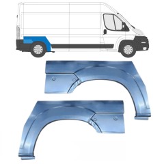 Lem zadního blatníku na Fiat Ducato 2006-2025 / Levá+Pravá / Sada 9648