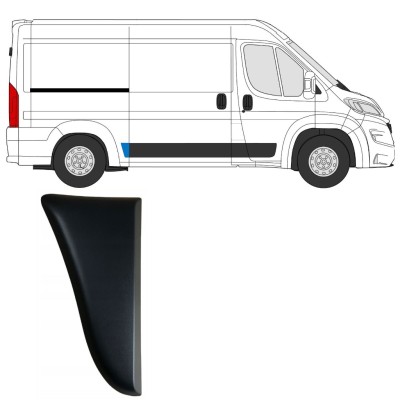 Boční lišta zadního blatníku na Fiat Ducato 2018- / Pravá 14802