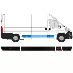 Sada lišt na Citroen Jumper 2018- / Pravá / 14421
