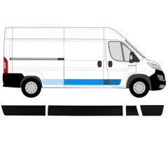Sada lišt na Citroen Jumper 2018- / Pravá / 14415