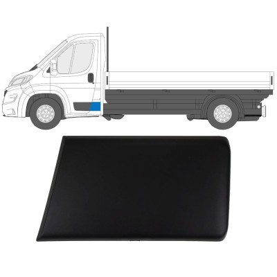 Boční lišta na Fiat Ducato 2018- / Levá / Jednomístná kabina 14807