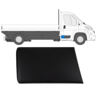 Boční lišta na Fiat Ducato 2018- / Pravá / Jednomístná kabina 14806