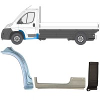 Opravný plech sada na Fiat Ducato 2006-2026 / Levá / 17000