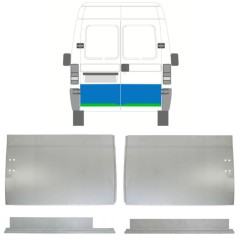 Opravný plech zadních dveří vnitřní + vnější na Peugeot Boxer 1994-2006 / Levá+Pravá / Sada 14454
