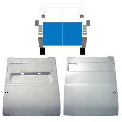Opravný plech zadních dveří na Fiat Ducato 1994-2006 / Levá+Pravá / Sada 9860