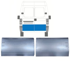 Opravný plech zadních dveří na Peugeot Boxer 1994-2006 / Levá+Pravá / Sada 14046
