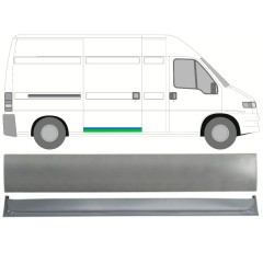 Opravný plech posuvných dveří vnitřní + vnější na Citroen Jumper 1994-2006 / Pravá 16173