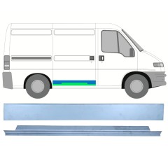 Opravný plech posuvných dveří na Citroen Jumper 1994-2002 / Pravá / Sada 14364
