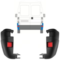 Zadní roh nárazníku na Peugeot Boxer 2002-2006 / Levá+Pravá / Sada 13221