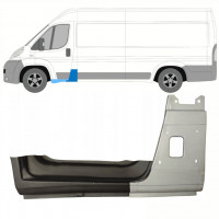 Opravný díl sloupku + opravný plech prahu na Fiat Ducato 2006- / Levá / Sada 8743