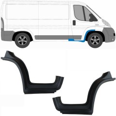 Opravný plech předního blatníku s částí prahu na Fiat Ducato 2006-2025 / Levá+Pravá / Sada 10247