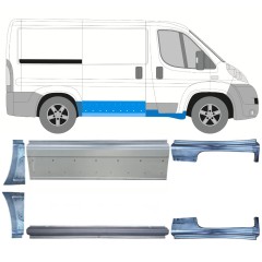 Opravný plech sada na Peugeot Boxer 2006-2025 / Levá+Pravá / 15482